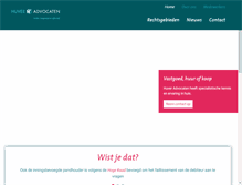 Tablet Screenshot of huveradvocaten.nl